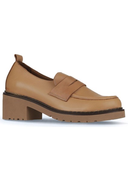 Vizon Deri Kadın Loafer 01WZ4404
