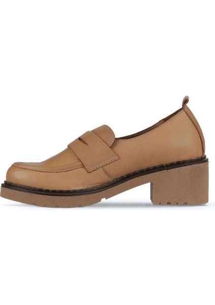 Vizon Deri Kadın Loafer 01WZ4404