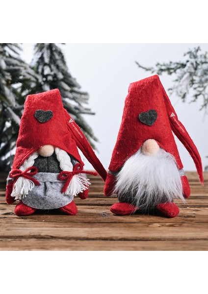 Gnome Noel Süsü 2’li Set, Noel Baba Gnome Dekorasyon Seti modelleri