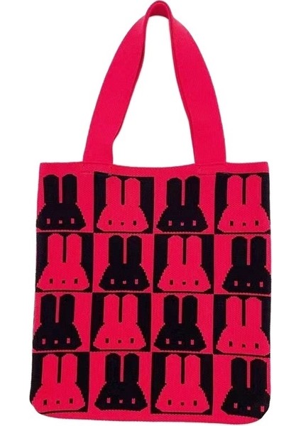 Tavşan Karikatür Yaratıcı Taşınabilir Dokuma Çanta (Yurt Dışından) fiyatları