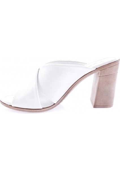 17-02 23Y Kadin Çapraz Bantli Topuklu Terlik modelleri
