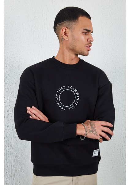 Baskılı Basic Sweat