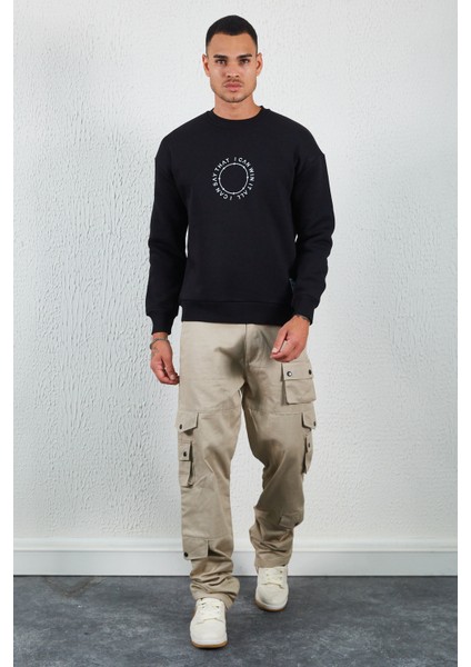 Baskılı Basic Sweat