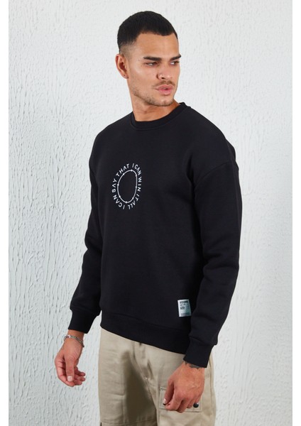 Baskılı Basic Sweat