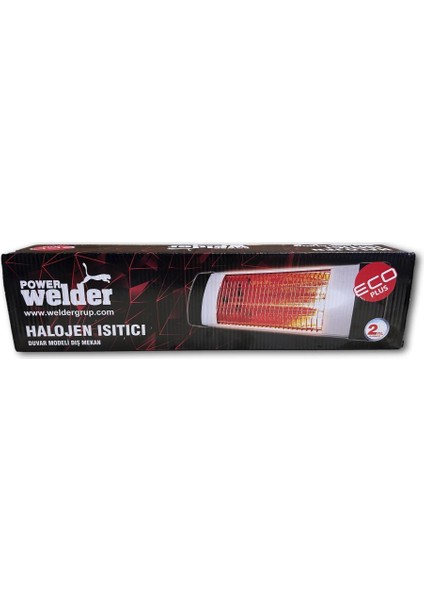 Welder Eco Halojen Infrared  Iç Mekan Termostatlı Isıtıcı