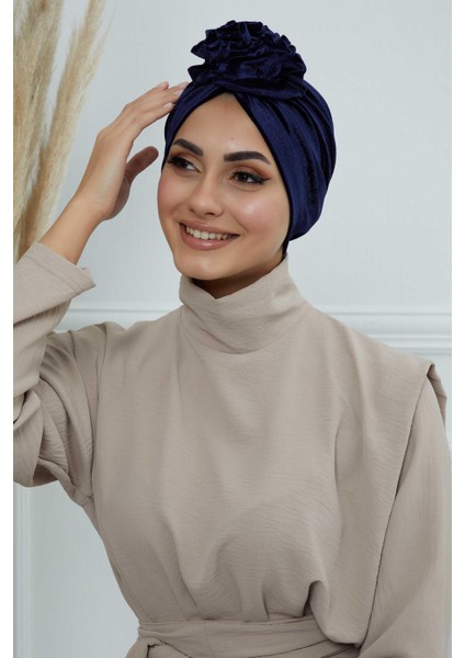 Güllü Kadife Bone,B-21KD
