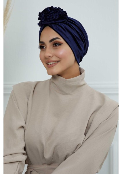 Güllü Kadife Bone,B-21KD