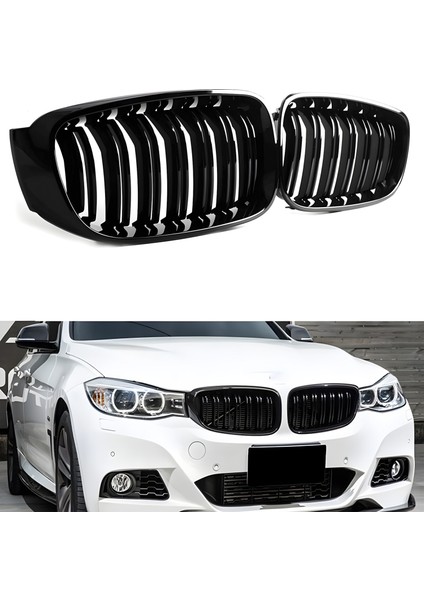 Bmw 3 Serisi Gt F34 Gt Ön Panjur Böbrek Parlak Siyah Piano Black M3 Model 2012-2017