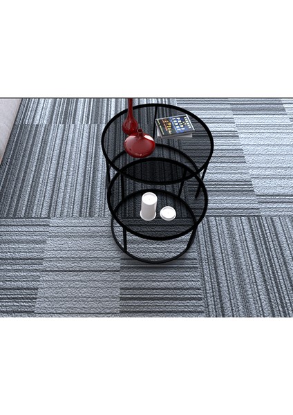 Visal Orta Sehpa Yuvarlak Füme Kırılmaz Cam 2'li Sehpa Takımı 80 cm modelleri