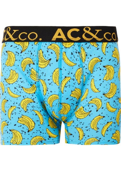 AC&Co / Altınyıldız Classics Erkek Karışık Pamuklu Esnek Desenli 3'lü Boxer Paketi