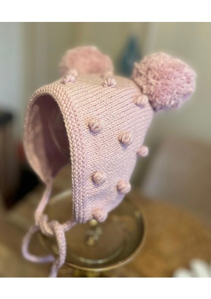 El Örgüsü Kız Çocuk Ponponlu Bere fiyatları