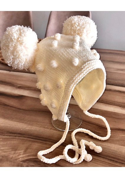 El Örgüsü Kız Çocuk Ponponlu Bere fiyatları