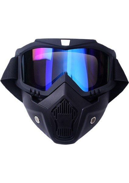 Vintage Rüzgar Geçirmez Yarım Maske Gözlüğü (Yurt Dışından)