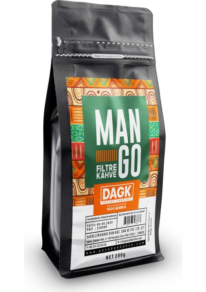Filtre Kahve Mango Aromalı 200 gr