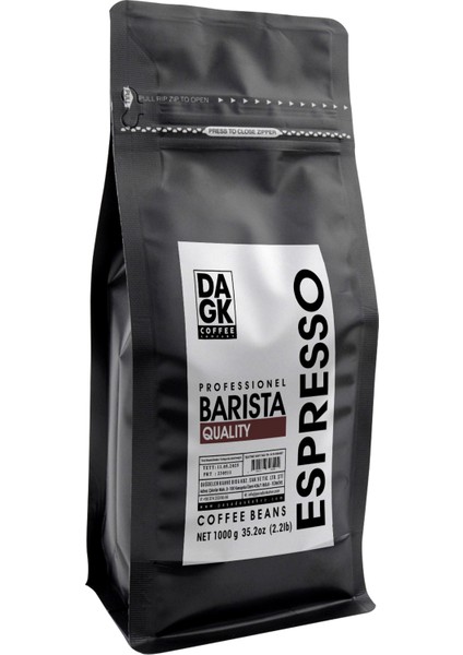 Barista Espresso Çekirdek Kahve 1000 gr