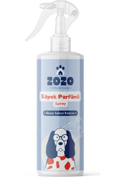 Zozo Cares Köpek Kuru Şampuan Sprey - Beyaz Sabun Kokulu Köpek Parfümü Sprey 150 ml