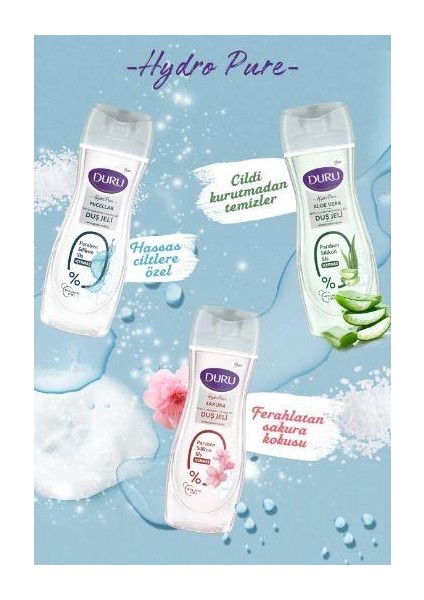 Hydro Pure Micellar Duş Jeli 3x450 Ml fırsatları