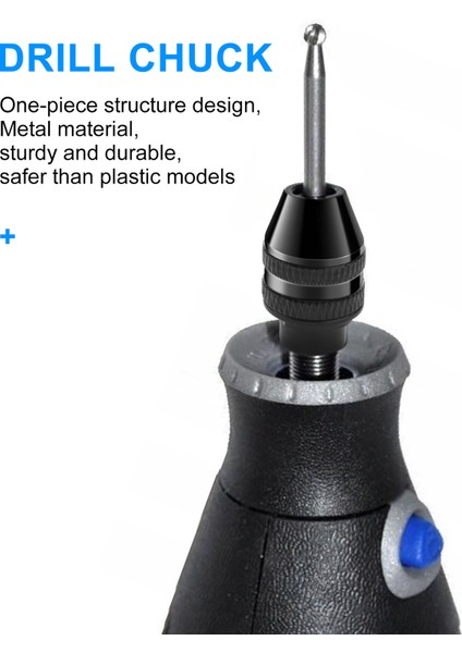 Matkap Chuck, 1/32 Ila 1/8 Yedek 4486 Matkap Anahtarsız Uç Ayna Mili Döner Aracı Hızlı Değişim Adaptör Kiti (Yurt Dışından) fiyatları