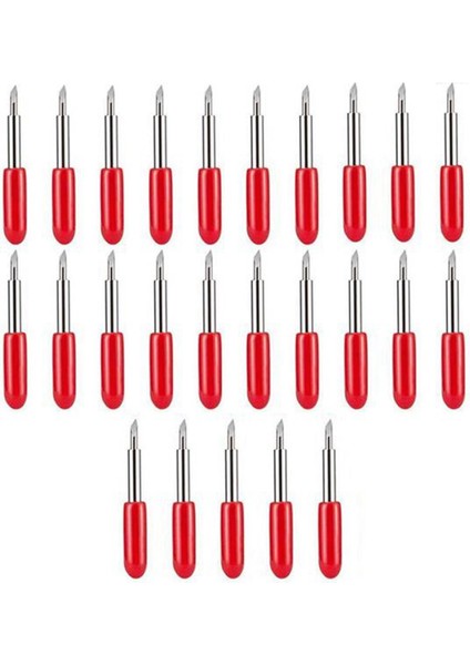 25 Adet 45 Derece Roland Çizim Kesici Vinil Kesici Bıçak Yüksek Sertlik Tungsten Caide Makinesi Aracı (Yurt Dışından)
