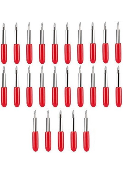 25 Adet 45 Derece Roland Çizim Kesici Vinil Kesici Bıçak Yüksek Sertlik Tungsten Caide Makinesi Aracı (Yurt Dışından)