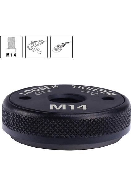 Adet Hızlı Sıkma Somunu M14 Açı Öğütücü Sıkma Somunu 125 150 180 230 Makita Için Flanş Somunu Aracı Güç Değiştirme. (Yurt Dışından)