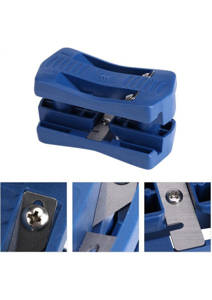 Pvc Kenar Bantlama-1 x Kenar Bantlama Makinası-Mavi (Yurt Dışından)