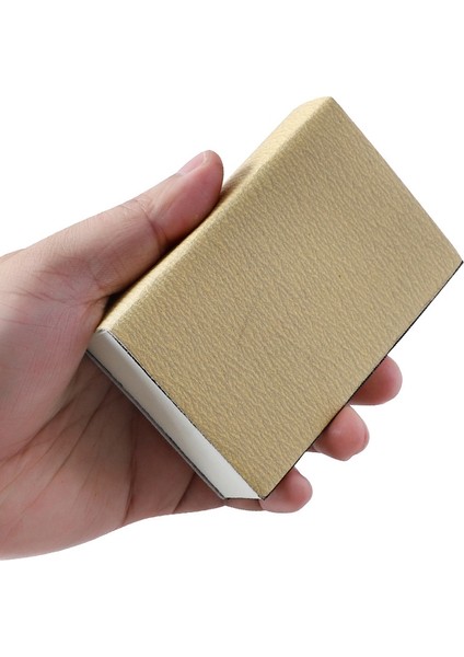 Flok Sarı Zımpara Kağıdı 1 Adet Sünger Blok Içerir, 80 Mesh, 120 Mesh, 240 Mesh Boyutunda 154X100MM Zımpara Her Birinden 2 Adet (Yurt Dışından)
