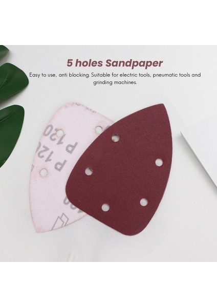 120 Grit Zımpara Kağıdı-10 x 60 Grit Zımpara Kağıdı 10 x 80 Grit Zımpara Zımpara Kağıdı 10 x 120 Grit Zımpara Zımpara Kağıdı-Kırmızı (Yurt Dışından)