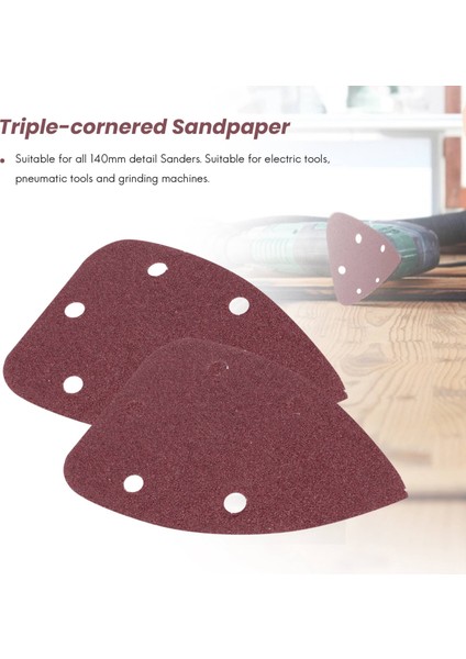 120 Grit Zımpara Kağıdı-10 x 60 Grit Zımpara Kağıdı 10 x 80 Grit Zımpara Zımpara Kağıdı 10 x 120 Grit Zımpara Zımpara Kağıdı-Kırmızı (Yurt Dışından)