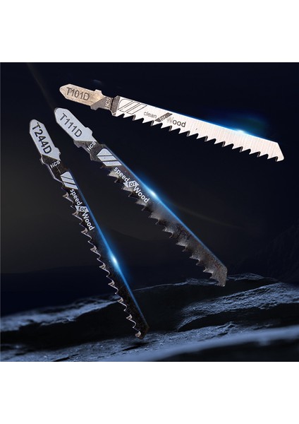 20 Adet T-Şank Dekupaj Bıçak Seti, Dekupaj Testere Bıçakları Çoğu T Shank Dekupaj Testeresine Uygun, Metal, Ahşap Kesme Bıçakları (Yurt Dışından)
