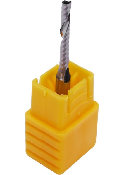 2mm x 15MM Karbür Tek Flüt Spiral Uçlu Değirmen Cnc Router Bit (Yurt Dışından)