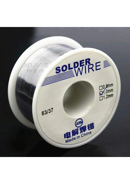 50G 0.8mm/1.0mm Kurşun Lehim Teli Rosin Çekirdek Lehimleme Stili: 1.0mm (Yurt Dışından)