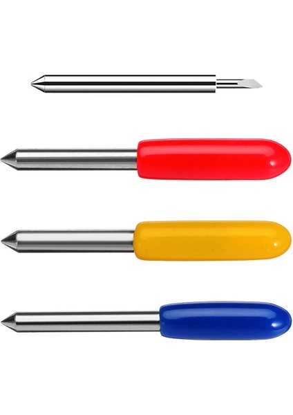 Explore Air / Air 2 Maker Expression Için-40 x 45 Derecelik Bıçaklar 10 x 30 Derecelik Bıçaklar 10 x 60 Derecelik Bıçaklar-Kırmızı&sarı&mavi (Yurt Dışından)