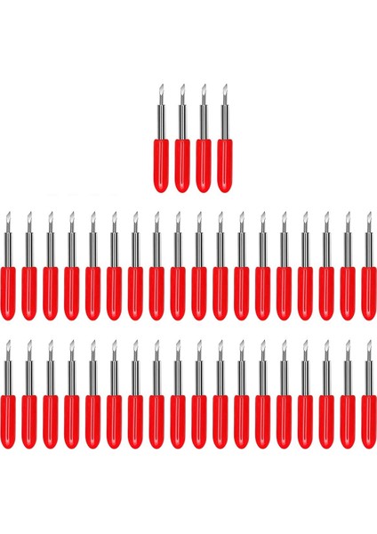 Explore Air / Air 2 Maker Expression Için-40 x 45 Derecelik Bıçaklar 10 x 30 Derecelik Bıçaklar 10 x 60 Derecelik Bıçaklar-Kırmızı&sarı&mavi (Yurt Dışından)