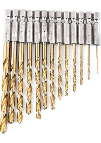 Yeni Dayanıklı 13 Adet/takım Altıgen Matkap Ucu Seti Çok Uçlu Aracı 1.5-6.5mm Dıy (Yurt Dışından)