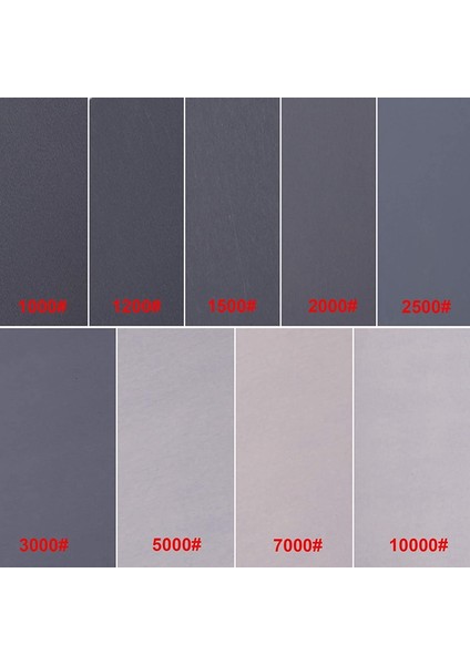 63 Parça Islak ve Kuru Zımpara Kağıdı 1000 -10000 Yüksek Kumlu Zımpara Kağıdı Çeşitleri 9 x 3,6 Inç Zımpara Kağıdı (Yurt Dışından) indirimleri