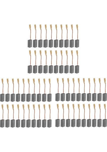 60 Adet Caon Motor Fırçaları, Alet Tamir Parçaları Için Yedek Açılı Taşlama Fırçası (Yurt Dışından)
