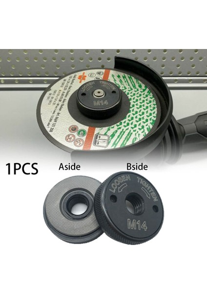 Adet Hızlı Sıkma Somunu M14 Açı Öğütücü Sıkma Somunu 115MM-230MM Flanş Somunu Aracı Makita Için Güç Değiştirme. (Yurt Dışından)