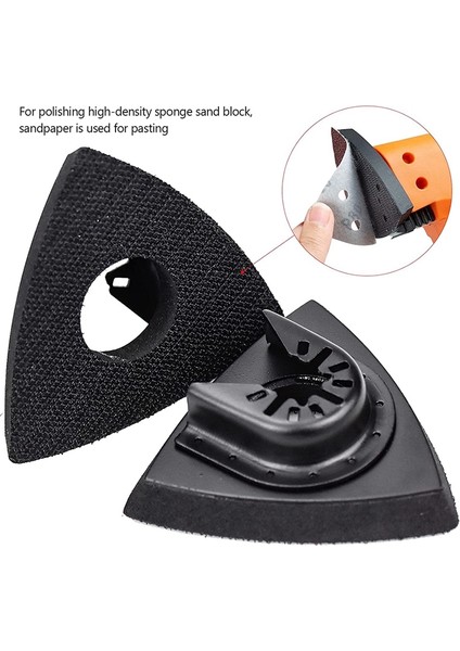 Adet Zımpara Pedleri 80 mm Takma Pedleri Için, Çok Amaçlı Bıçaklar Salınımlı Çok Amaçlı Alet Aksesuarları Worx Mikita Dewalt Için (Yurt Dışından)