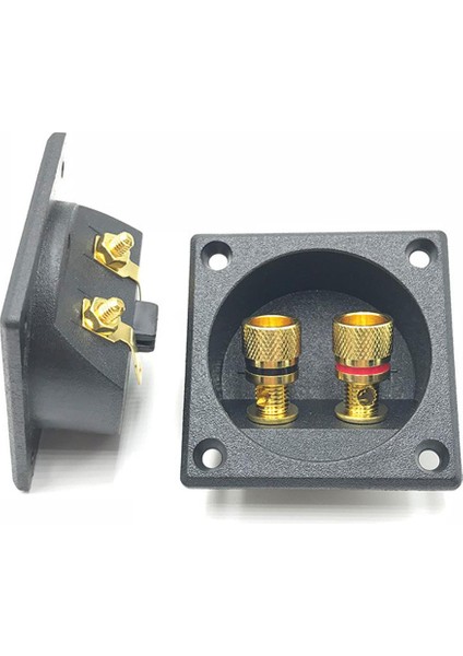 Araba Stereo Hoparlör Kutusu Terminali Yuvarlak Yaylı Fincan Konektörü Subwoofer Fişi Hoparlör Terminali Fincan Yuvarlak Bahar Fincan Subwoofer Fişi Jessica (Yurt Dışından)