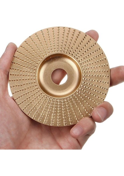 Guangdong Spirit Açılı Taşlama Disk Öğütücü Şekil Disk Ahşap Çelik Taşlama Gravür Taşlama Diski Aurum 100 X16 mm (Yurt Dışından)