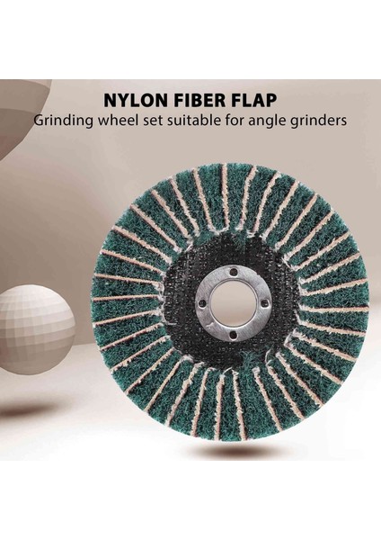 Açı Öğütücü Için 8pcs 4 Inç Kırmızı ve Yeşil Naylon Fiber Flap Disk Seti (Yurt Dışından) fırsatları