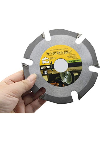 125MM 6t Dairesel Testere Bıçağı Çok Amaçlı Öğütücü Testere Diski Caide Uçlu Ahşap Kesme Diski Oyma Diski Bıçakları Açı Taşlamalar Için (Yurt Dışından)