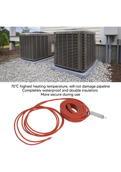 Silikon Isıtıcı Kemer Su Geçirmez Anti-Donma 30MM Bahar AC220V Çift Katmanlı Yalıtım 28W Türbin Için Isıtma Kablosu (Yurt Dışından) modelleri