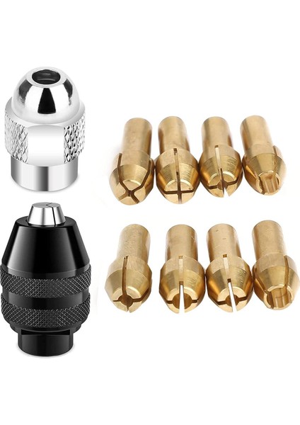 Elektrikli Değirmen Bakır Chuck Somun Collet Aracı Yedek 4485 Pirinç Hızlı Değişim Döner Matkap Somun Aracı Seti Döner Alet (Yurt Dışından)