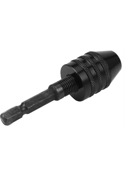 1/4 Inç Altıgen Şaft Anahtarsız Matkap Chuck Adaptörü 0,3-6,5mm (Siyah) (Yurt Dışından) fırsatları