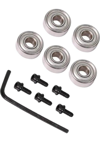 Xhhdqes 2x Üst Rulman Yönlendirici Bit Kesici Kafa Rulman Seti Rulman Aksesuarları Kiti Iç 4.76MM Dış 12.7mm (Yurt Dışından)
