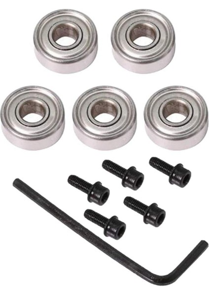 Xhhdqes 2x Üst Rulman Yönlendirici Bit Kesici Kafa Rulman Seti Rulman Aksesuarları Kiti Iç 4.76MM Dış 12.7mm (Yurt Dışından)
