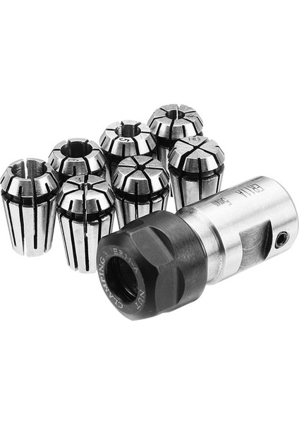 ER11A 5mm Motor Şaft Tutucu Uzatma Çubuğu ile 7 Adet ER11 1-7mm Yaylı Pensler (Yurt Dışından)