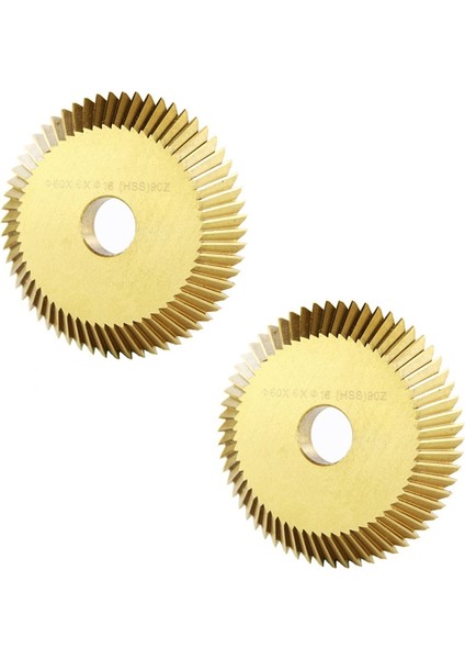 Tüm Yatay Anahtar Makinesi Disk Kesici Için 2x Titanyum Kaplama 60X6X16MM Anahtar (Yurt Dışından)